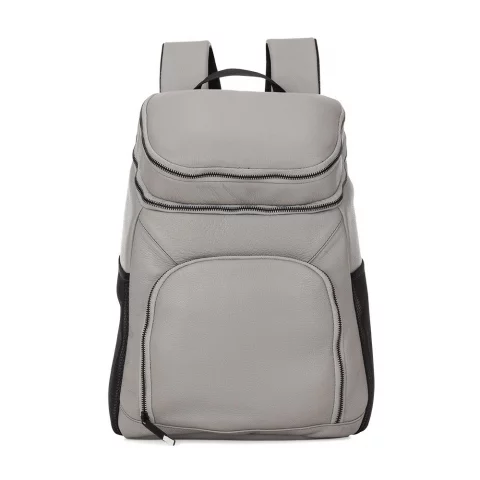 feder mochila roma couro cinza